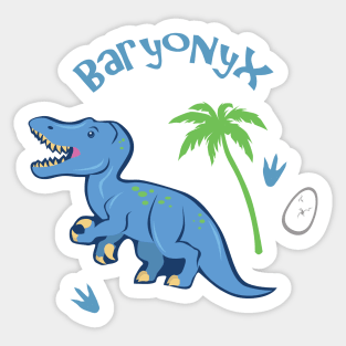 Cute Baryonyx Sticker